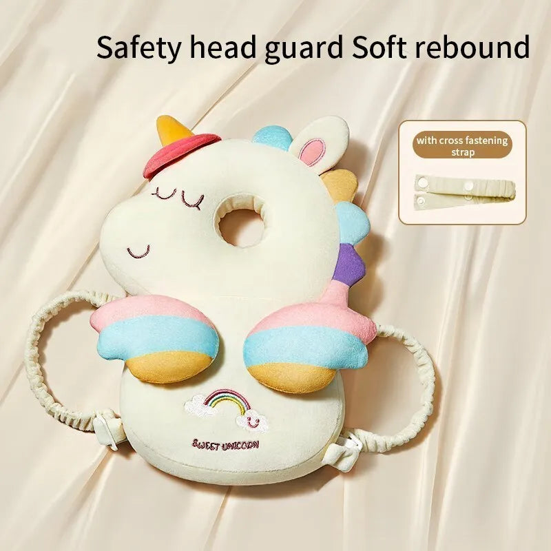 AIBEDILA Newborn Baby Things Mother Kids Items for Babies 1-3T Toddler Baby Head Protector Cartoon Security Baby Pillows AB268