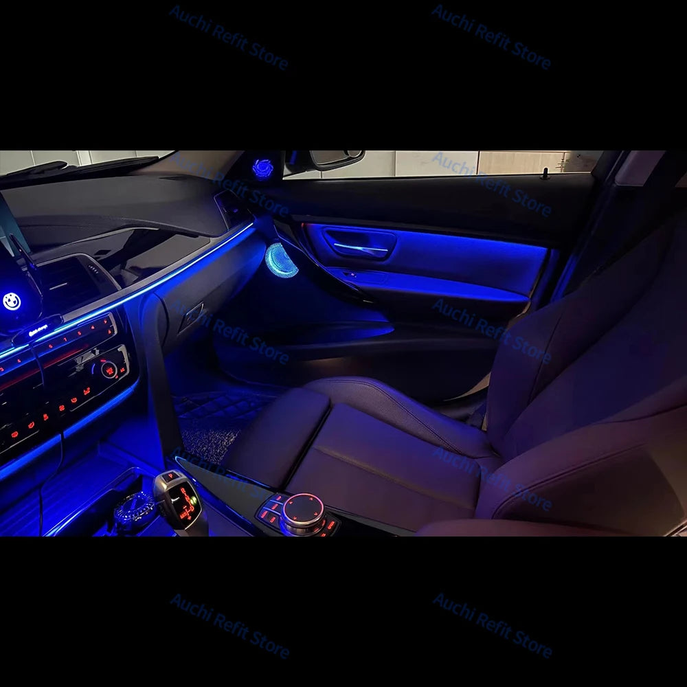 Car LED Ambient Light For BMW 3/4 Series 3GT F30 F31 F32 F34 App Control 256 Colour Symphony Decorative Lamp RGB Accessory Refit