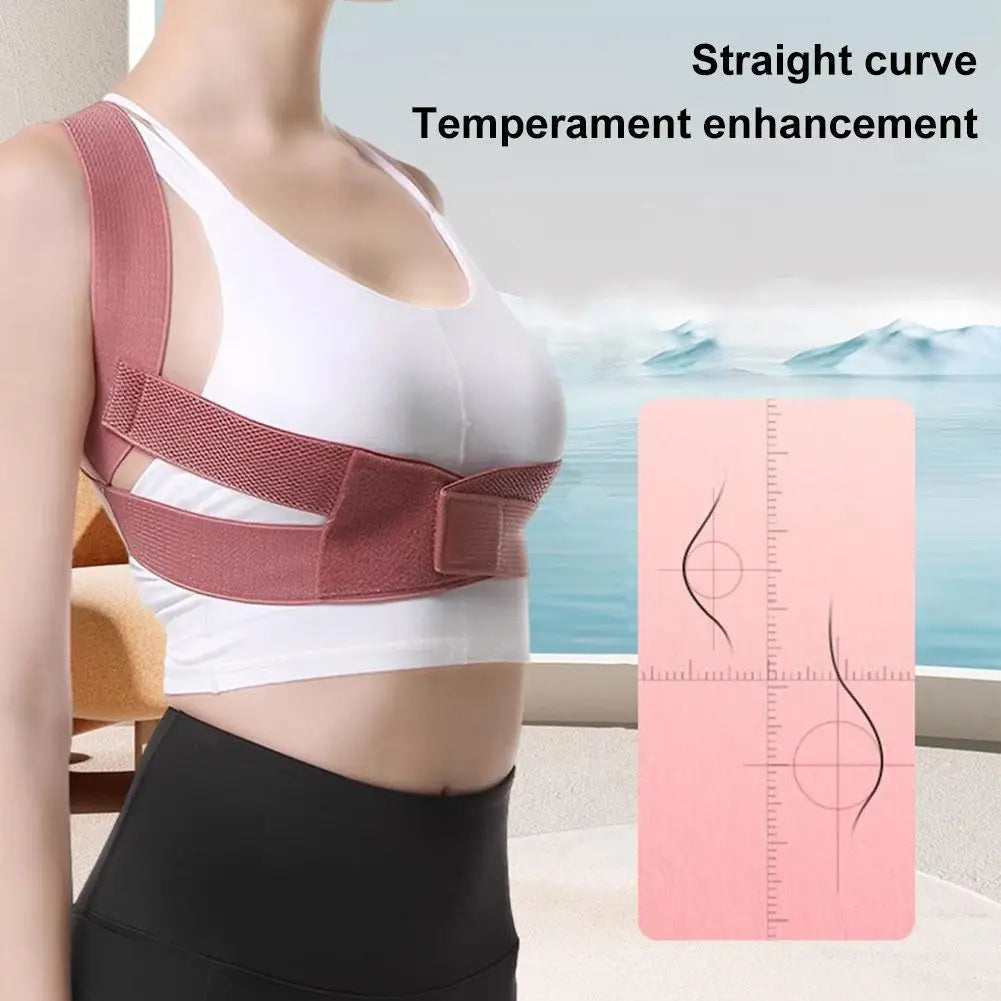 1PCS Hunchback Corrector Belt Stretchy And Breathable Fabric Even And Stable Quick Correction Correction Of Sitting Posture