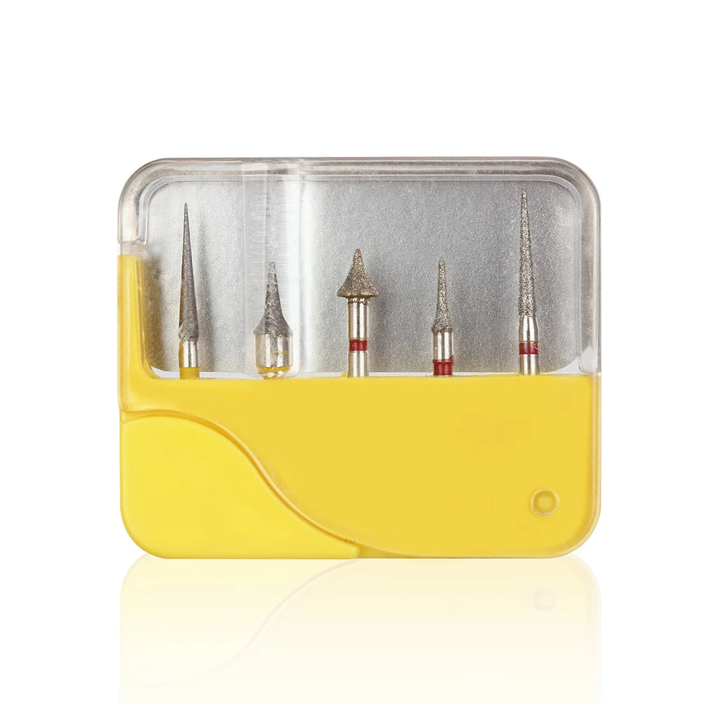 1BOX Azdent DENTAL Diamond Bur Kit With Storage Box Various Functions Optional Fit for High Speed Handpiece