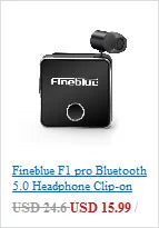 2022 Fineblue F520 Mini Wireless Earphone Bluetooth 5.3 Retractable Portable Headset Calls Remind Vibration Sport Run Headphone