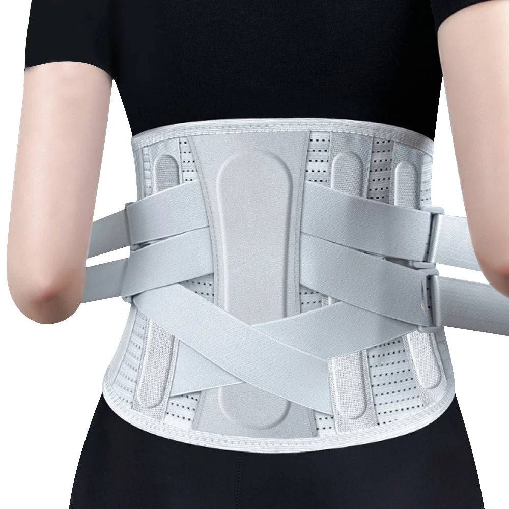 1 Pcs Back Brace for Lower Back Pain Relief, Lumbar Support Belt with Lumbar Pad, Ergonomic Design for Herniated Disc, Sciatica