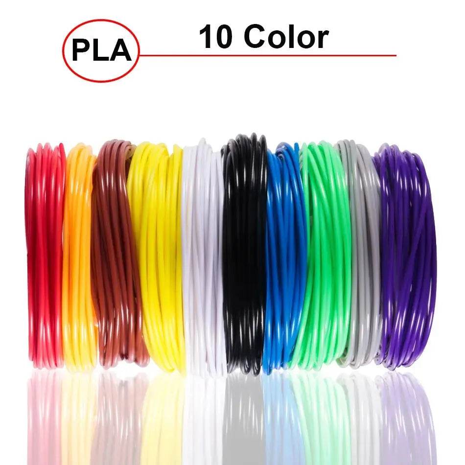 5M 5/10/20 Colors 3D Pen Refills Pla 3D Pen Printing Cables Filament Printing Materials High Precision Printer Cable Mate