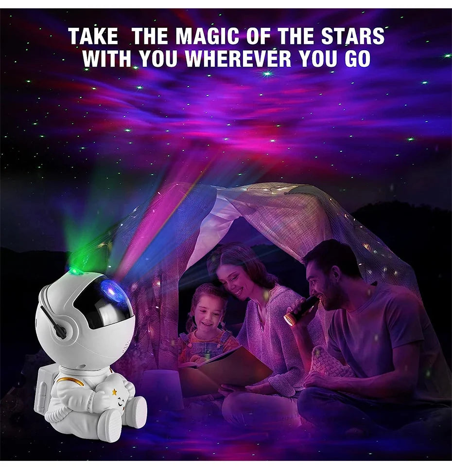 Astronaut projection light Galaxy projector LED night light starry sky atmosphere light desktop decoration light bedroom home ch