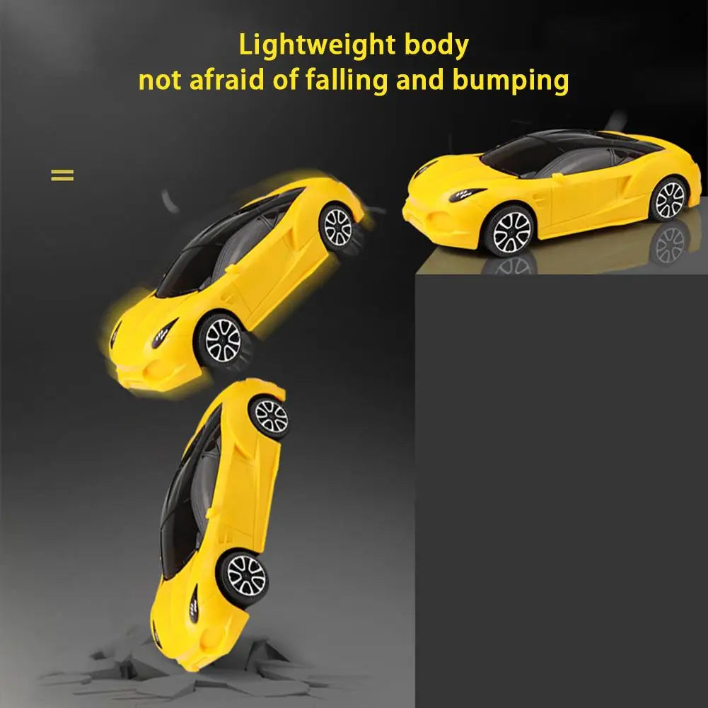 1PC Simulation Remote Control Car Random Color Model Electric 2-way Rc Sports Car Toy For Boys Girls Birthday Gifts Random Color