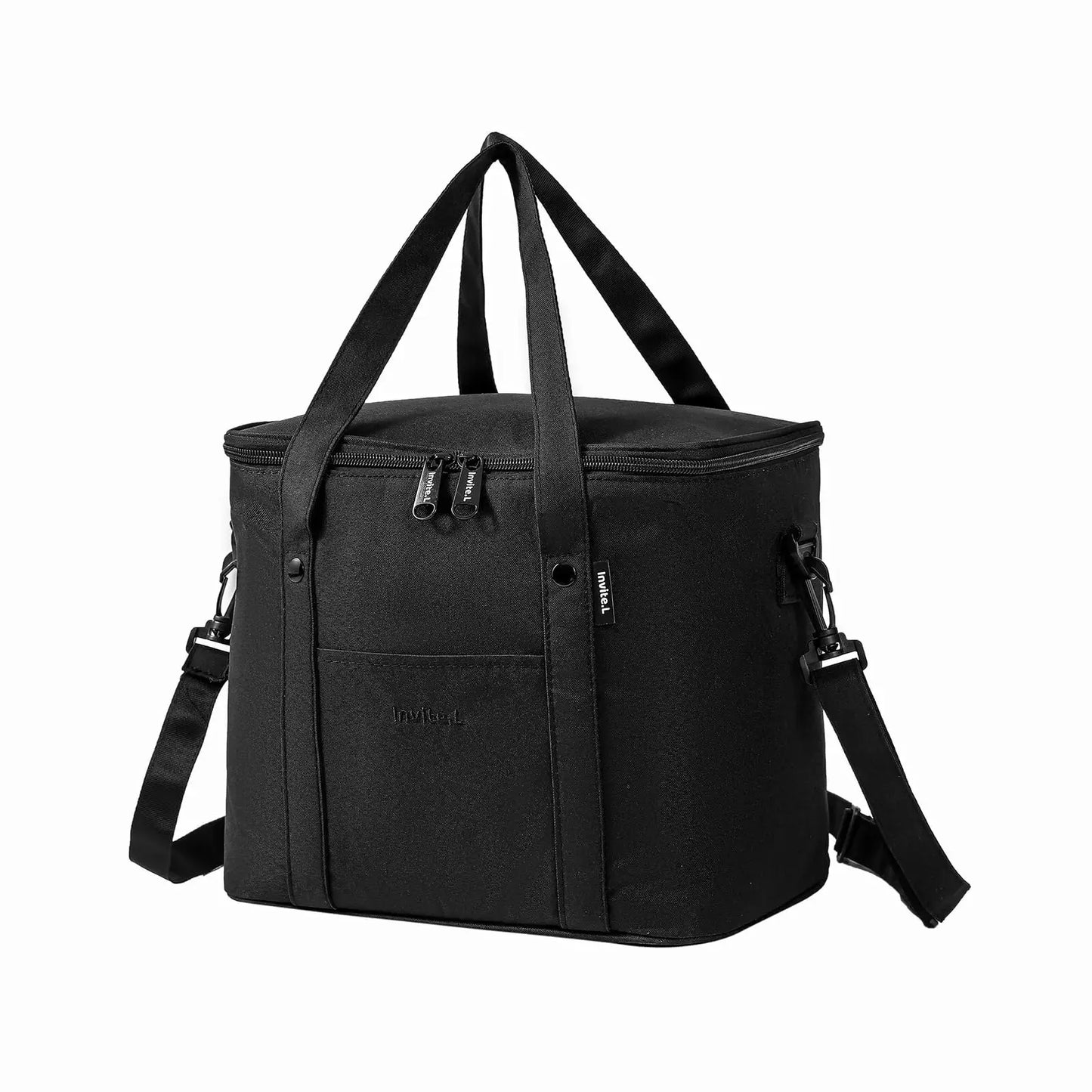 1pc Insulated Lunch Bag For Men/Women, Reusable Large Lunch Cooler Box Tote Shoulder Strap For Work Office Picnic Beach Travel F