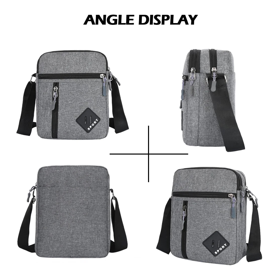 2022 Men's Messenger Bag Crossbody Shoulder Bags Men Small Sling Pack for Work Business Waterproof Oxford Packs Satchel Purse