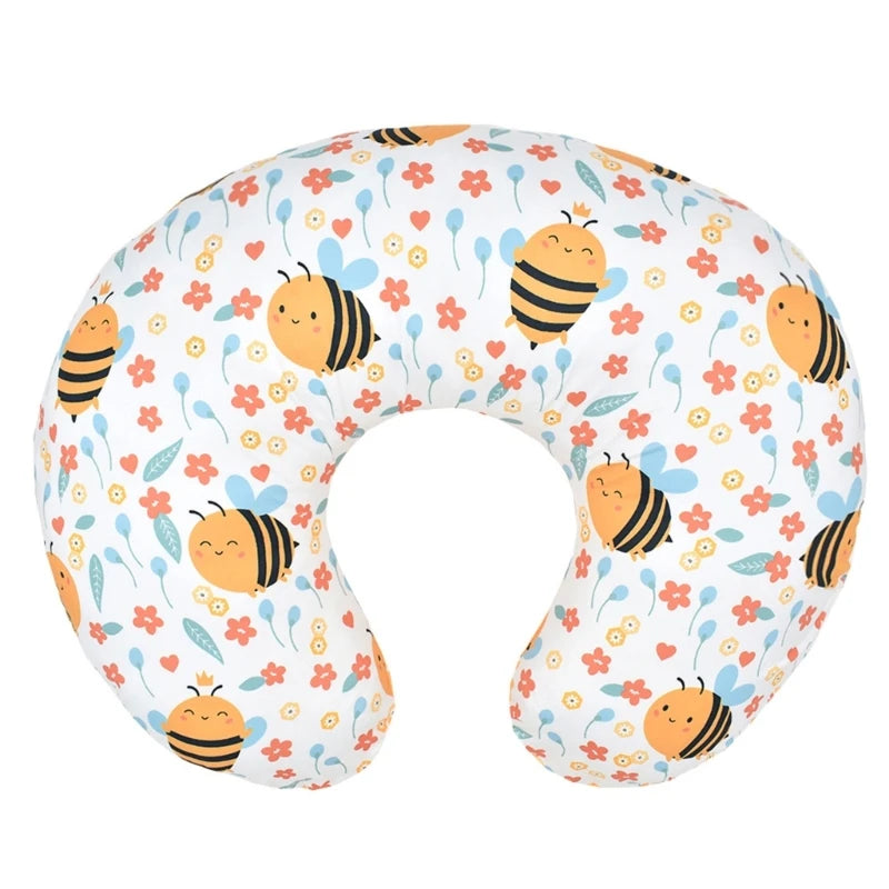 Baby Nursing Pillow Cover Detachable Nursing Pillow Sleeve Mom Breastfeeding Cushion Case Pillow Slipcover Breathable D5QA