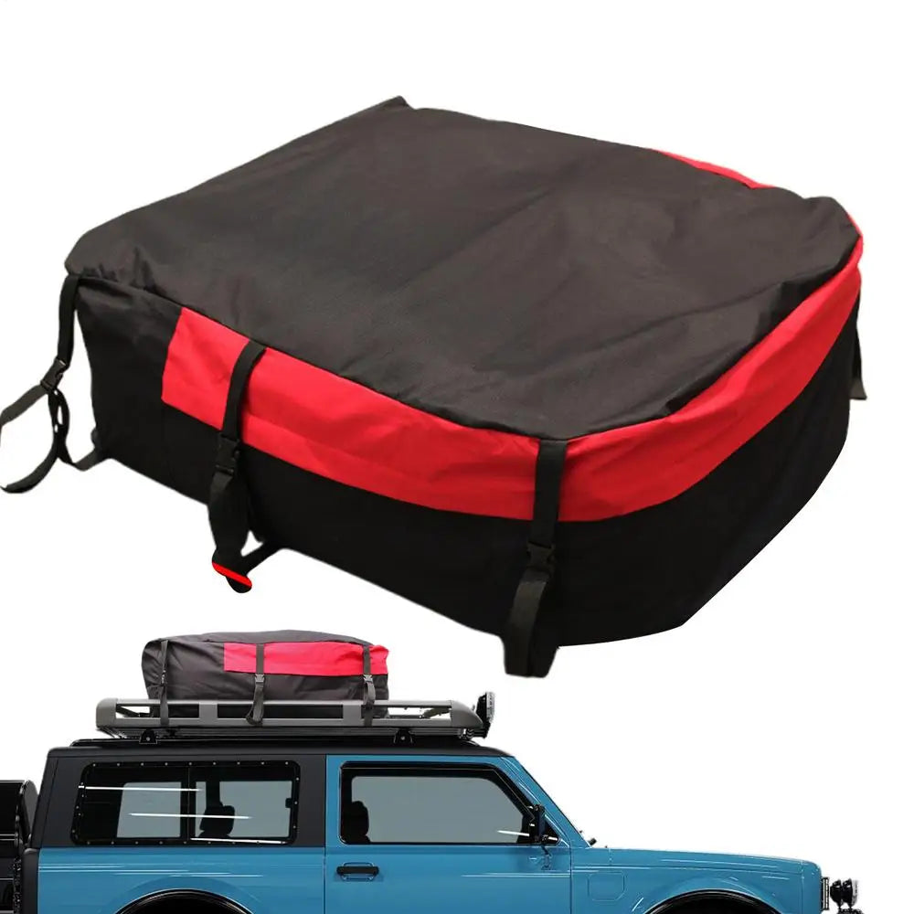 Car Top Carrier Waterproof Roof Bag Roof Rack Luggage Box Travel Accessories Car Topper Luggage With Buckle Strap For Cars