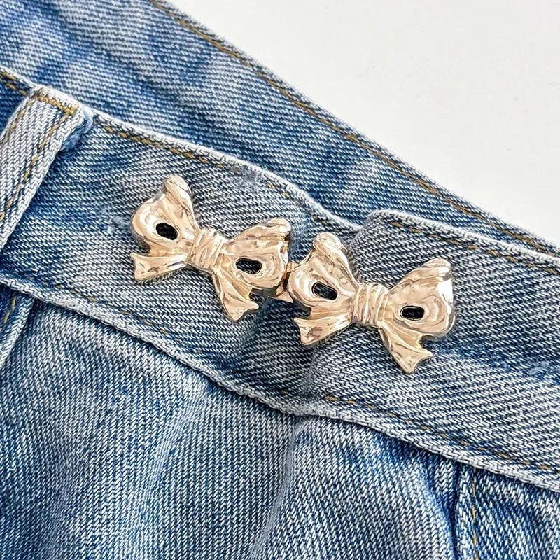 1Pcs Adjustable Clips for Pants Fastener Pants Pin Retractable Button Loose Button for Waist for Jeans Perfect Fit Reduce Waist