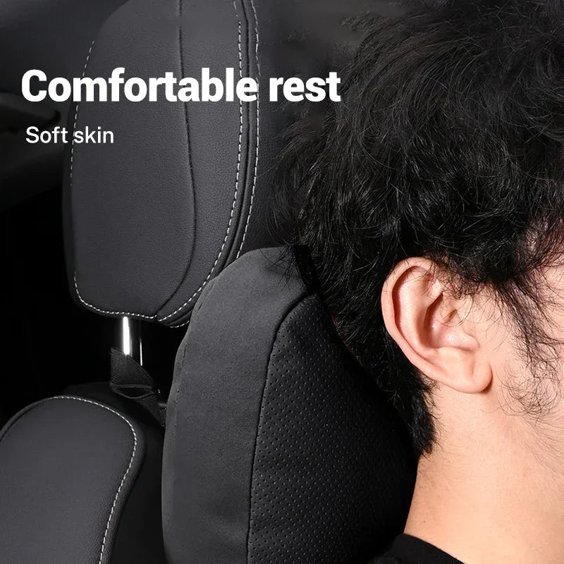 Car Seat Headrest Memory Foam Comfort Neck Pillow For Mercedes Benz A C E S G Class W177 W205 W213 X167 W222 CLA GLE GLB GLS AMG