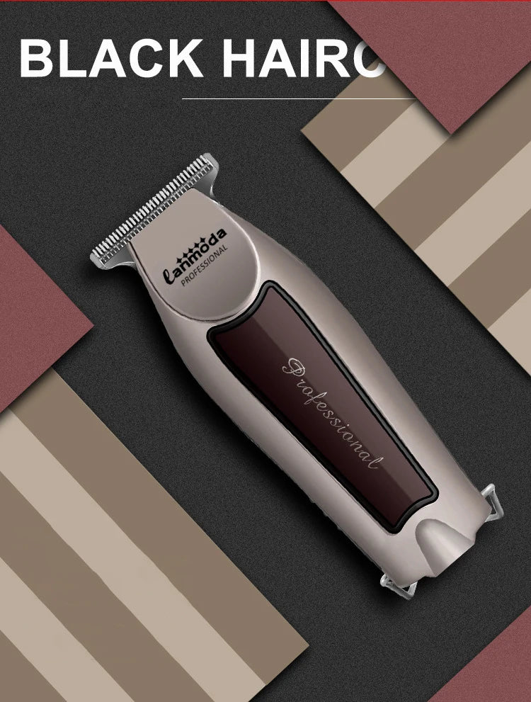 Bald Hair Clipper Professional Electric Barber Salon Detailer Trimmer for Man Rechargeable Cutter Machine Beard Shavers Razors