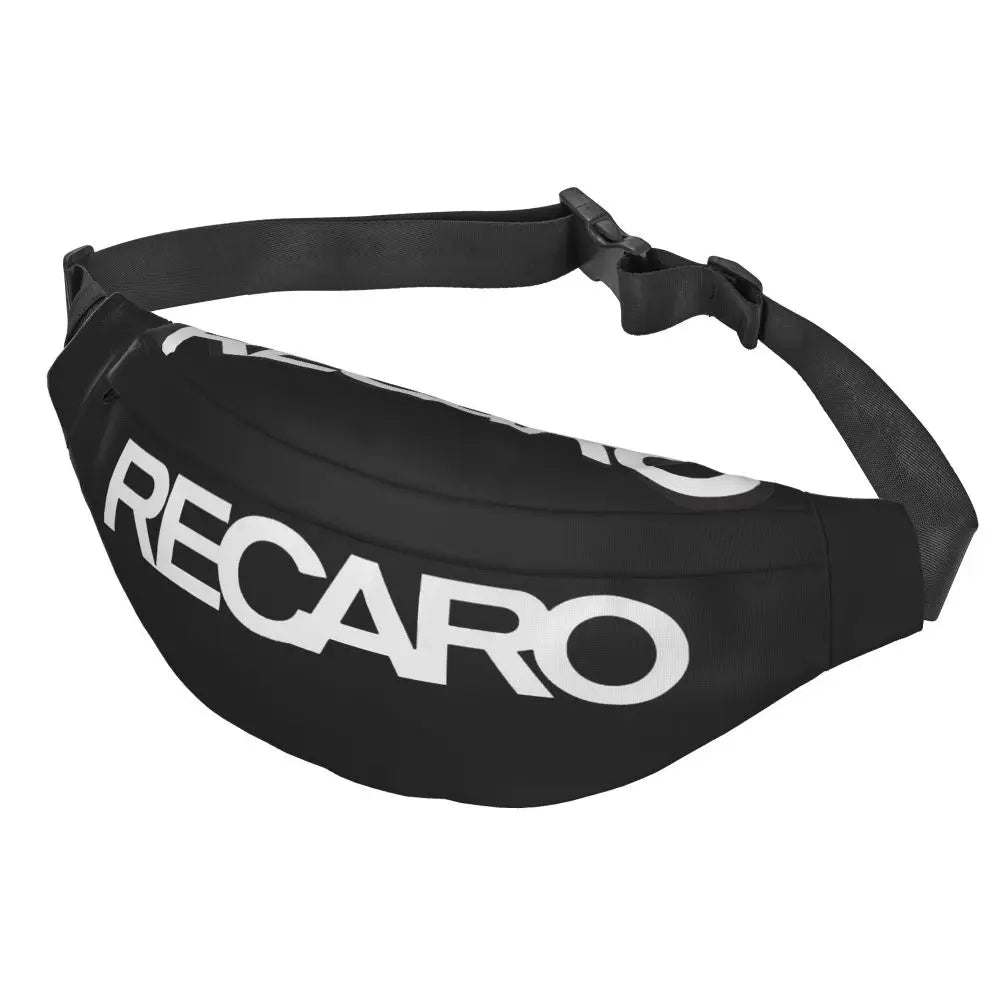 Casual Recaro Houndstooth Fanny Pack for Traveling Women Men Sling Crossbody Waist Bag Phone Money Pouch