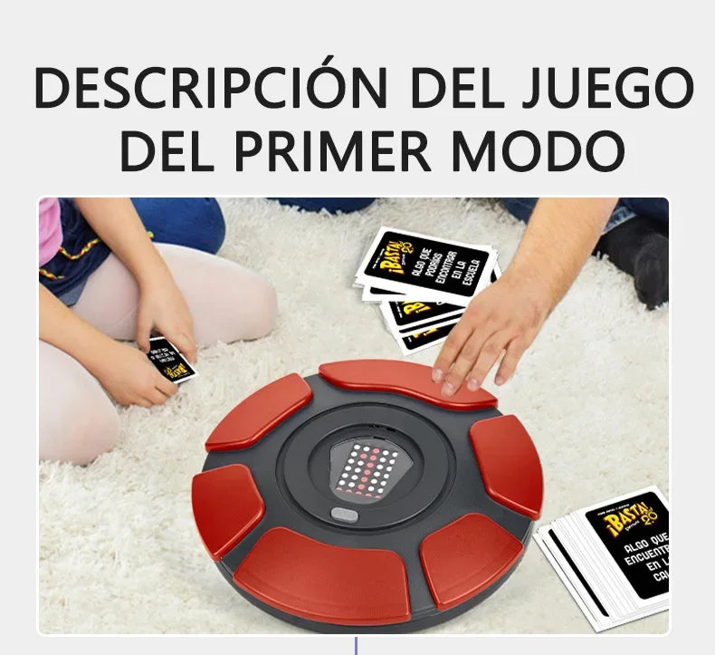 Children's Educational Table Toys English Spanish TAPPLE Crazy Alphabet Game Parent-child Interactive Turntable Toy Family Game