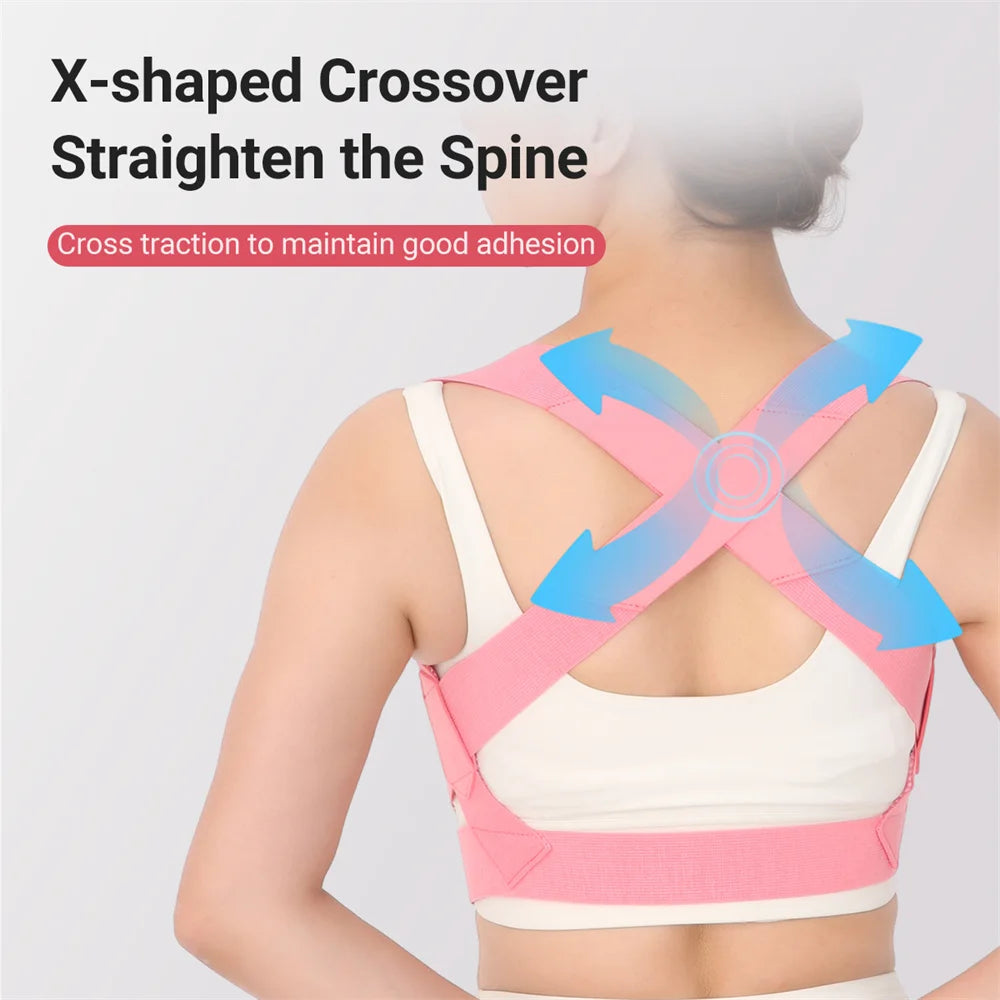 Cofoe Back Shoulder Posture Corrector Lumbar Spine Back Support Adjustable Humpback Back Stretcher Hunchback Orthopedic Belts