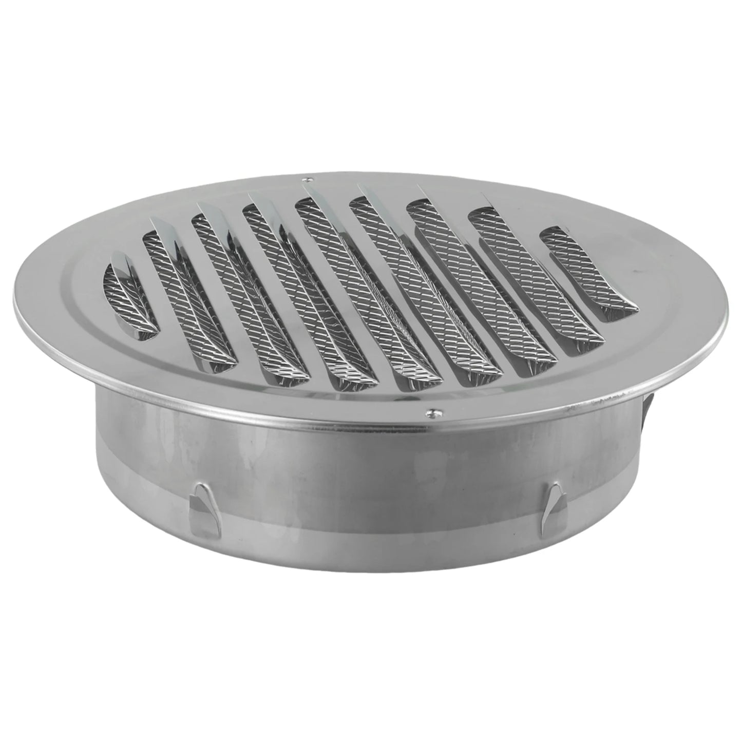 70-300mm Round Stainless Steel Air Vent Grille Insect Protection Home Exterior Wall Ducting Ventilation Tools Exhaust Hoods