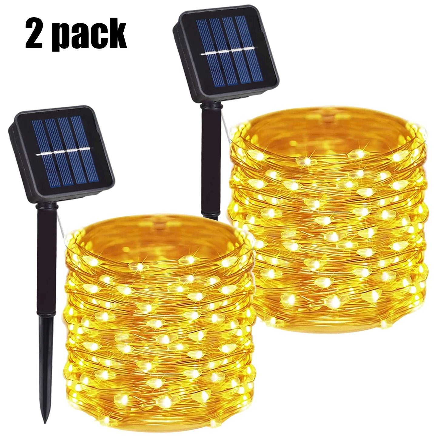 32m/22m/12m/7m Solar Led Light Outdoor Festoon Led Lamp Solar Garden Outdoor Fairy Garland String Christmas Decor 4/3/2/1pack