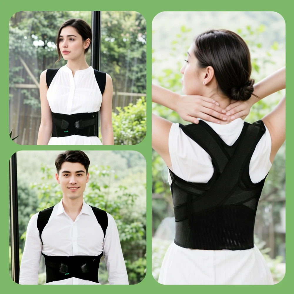 Babaka Child Posture Corrector Back Support Belt Comfortable Adjustable Back Brace Correct Hunchback Relieve Shoulder Back Pain