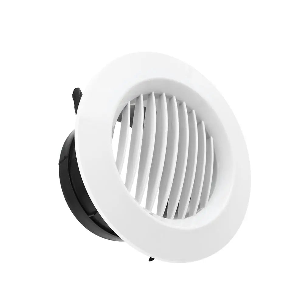 Adjustable Air Ventilation Cover Round Ducting Ceiling Wall Hole Abs Air Vent Grille Louver Kitchen Bath Air Outlet Fresh System