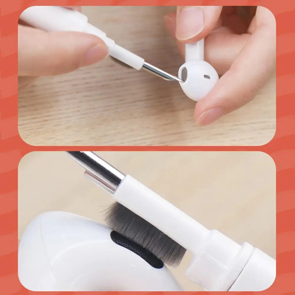 5 in 1 Keyboard Cleaning Brush Kit Keycap Puller Earbuds Cleaner for Airpods Pro 1 2 3 Bluetooth Earphones Case Cleaning Tools