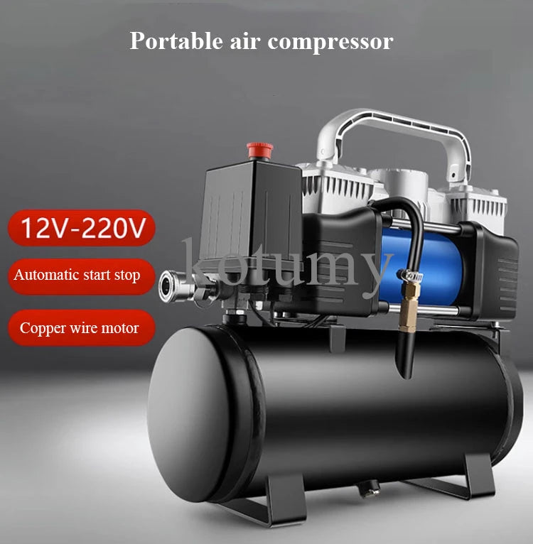 6L /8.5 L Portable Air Compressor Car Tire Inflator Pump Small Air Compressor for Woodworking Painting