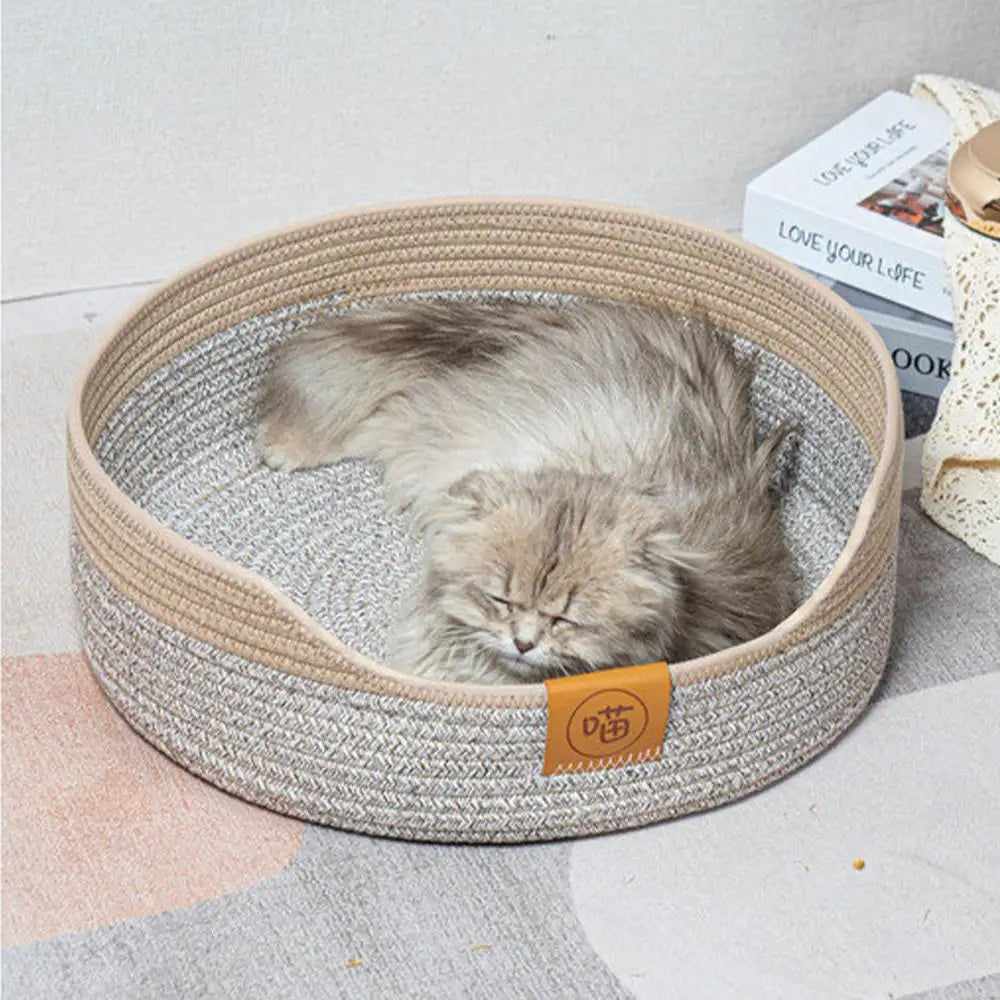 Cat Beds For Indoor Cats Washable Small Dog Bed Cat Scratcher Round Dog Calming Bed Washable Cat Sleeping Bed Pet Bed Dog Donut