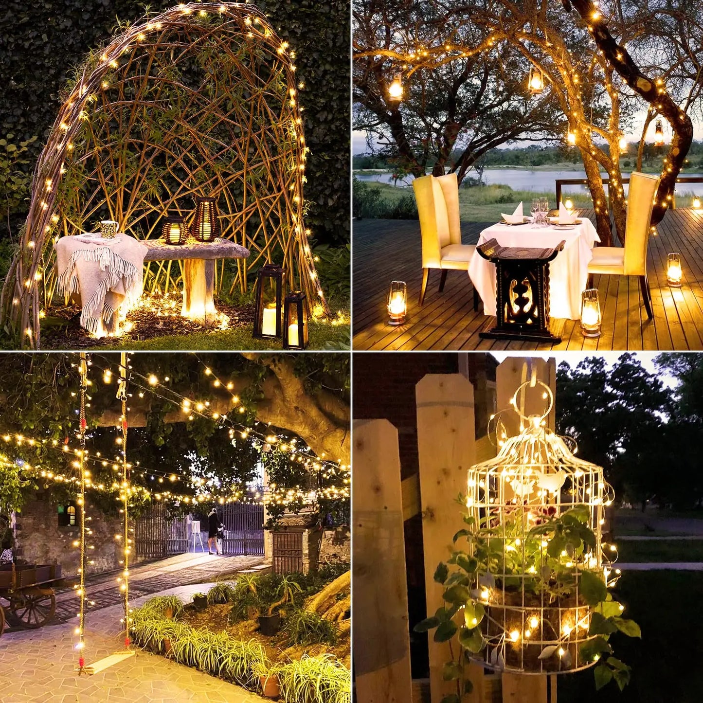 32m/22m/12m/7m Solar Led Light Outdoor Festoon Led Lamp Solar Garden Outdoor Fairy Garland String Christmas Decor 4/3/2/1pack