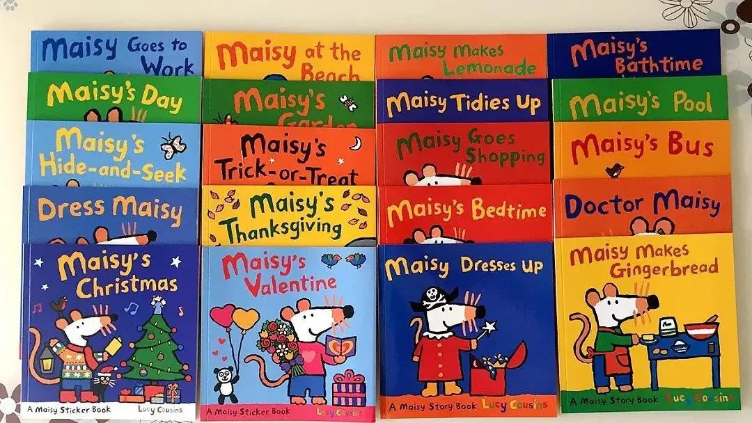 20 Books/Set Maisy Mouse English Picture Children Storybook Kids Games IQ EQ Training Early Education Book Gift