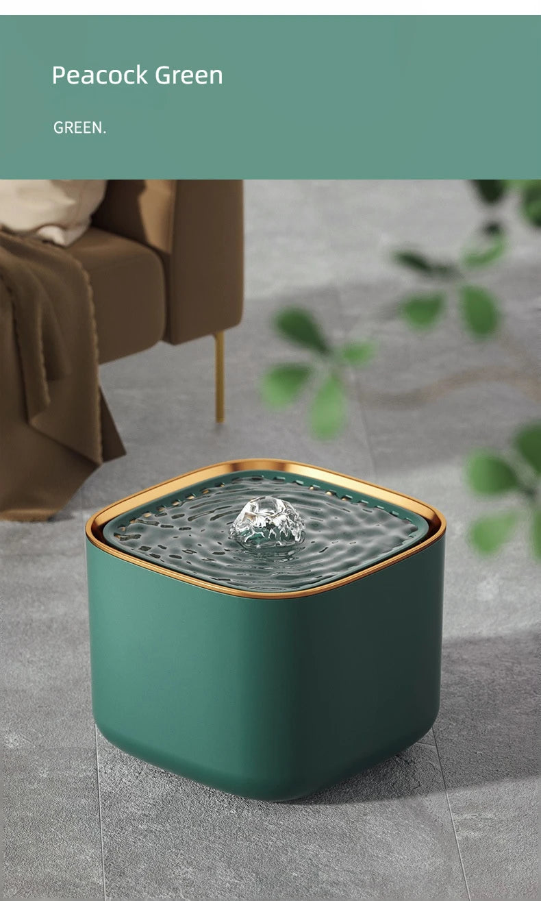 3L Cat Water Dispenser Automatic Filtration Circulation Flowing Live Water Large Capacity Smart Dog Pet Water Fountain