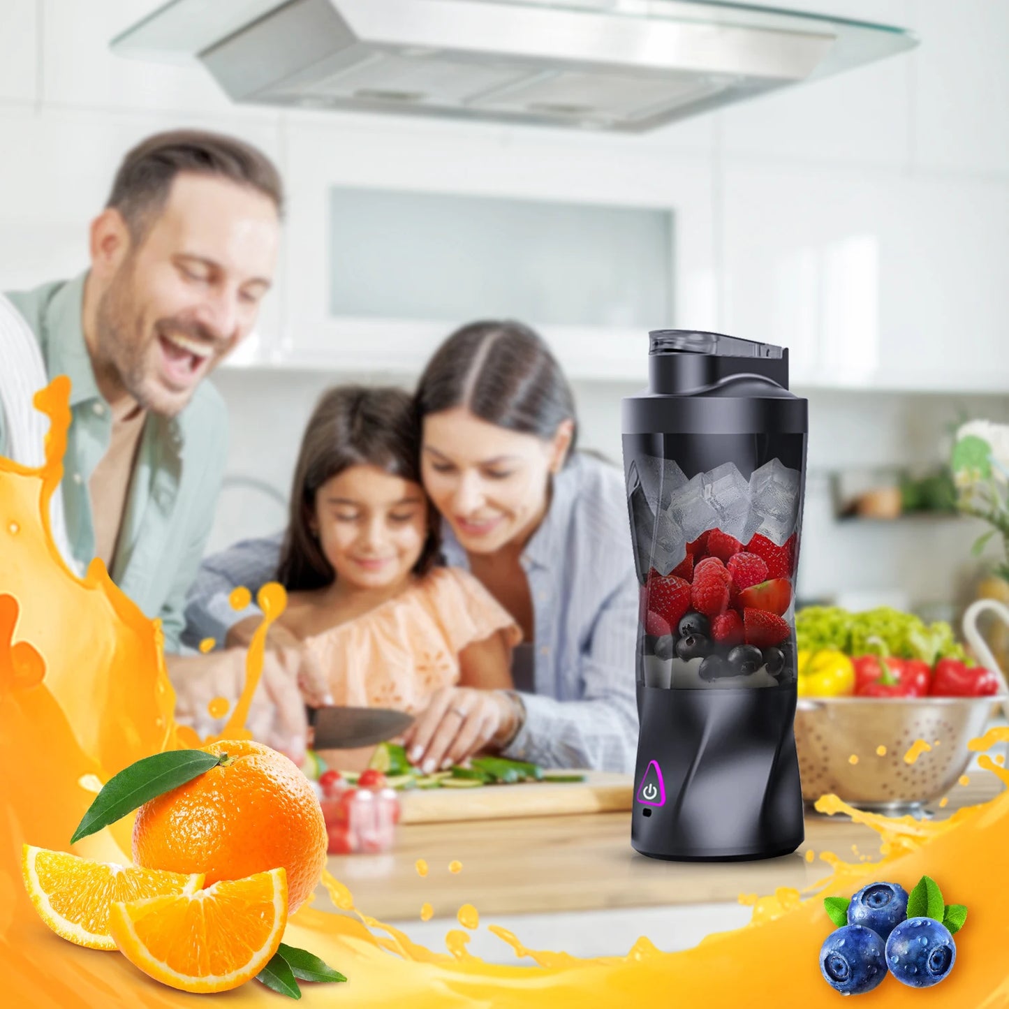 2024 New Juicer Home Travel Portable Juicing Cup Rechargeable Juice Machine Multifunctional 700ML Blender