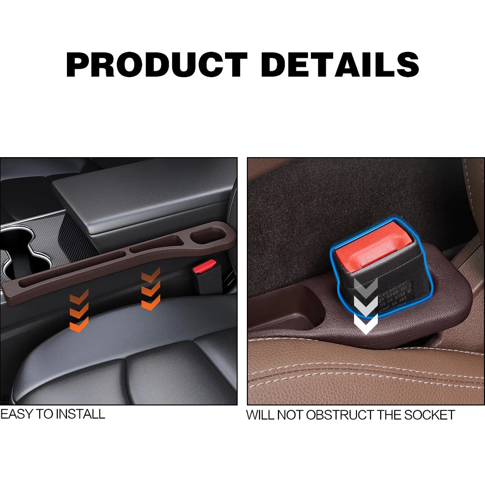 2PCS Car Seat Gap Filler Crevice Storage Box Bag Interior Decoration Accessories For Haval H1 F7 F7X Jolion H2 H3 H6 H9 M6