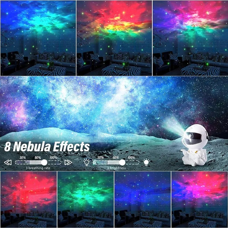 Astronaut Galaxy Projector Night Light Starry Sky Star USB Led Bedroom Decoration Night Lamp Remote Control Child Birthday Gift