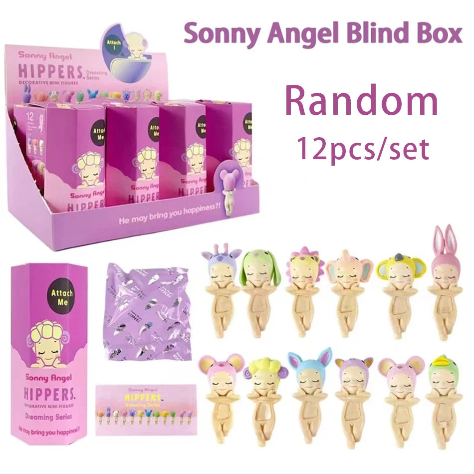 Collection 57Style Sonny Angel Blind Box Dreaming Series Mini Anime Figure Ornaments Dolls Fans Children Christmas Birthday Gift