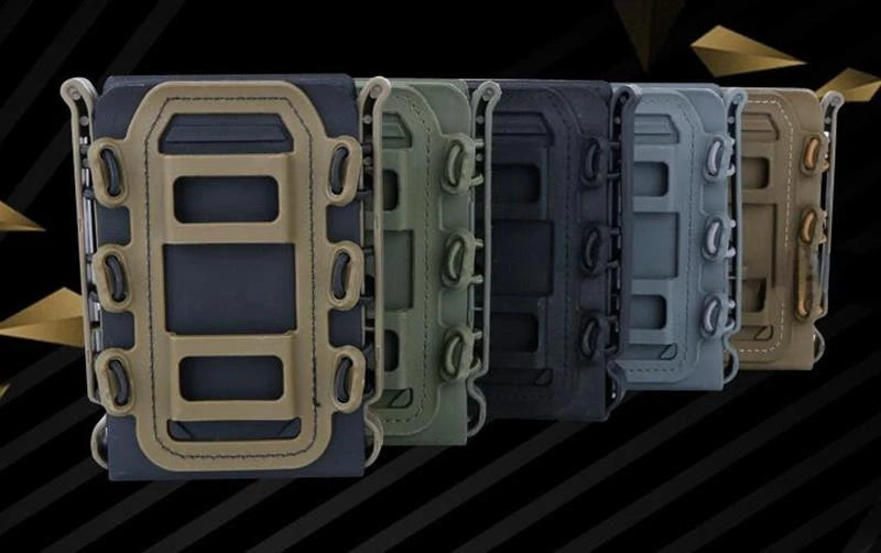 5.56 Magazine Pouch Carrier Fast Mag Flexible Molle for AK 74/47 AR M4 5.56/7.62 Mag Pouch Rifle Pistol Magazine Holder