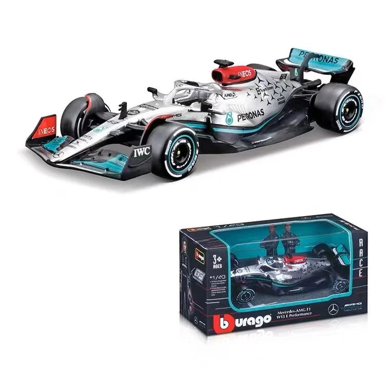 Bburago 1:43 Aston Martin AMR23 Mercedes W14 Red Bull RB19 Miami GP Ferrari SF23 Alpine A523 F1 Model Formula Car Static Racing