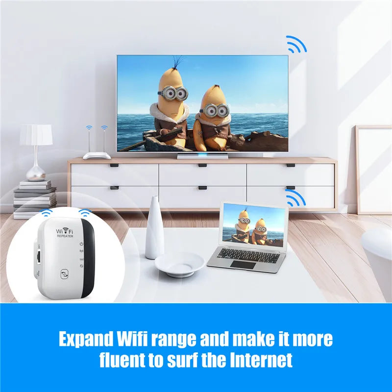 300Mbps WiFi Repeater WiFi Extender Amplifier WiFi Booster Wi Fi Signal 802.11N Long Range Wireless Wi-Fi Repeater Access Point