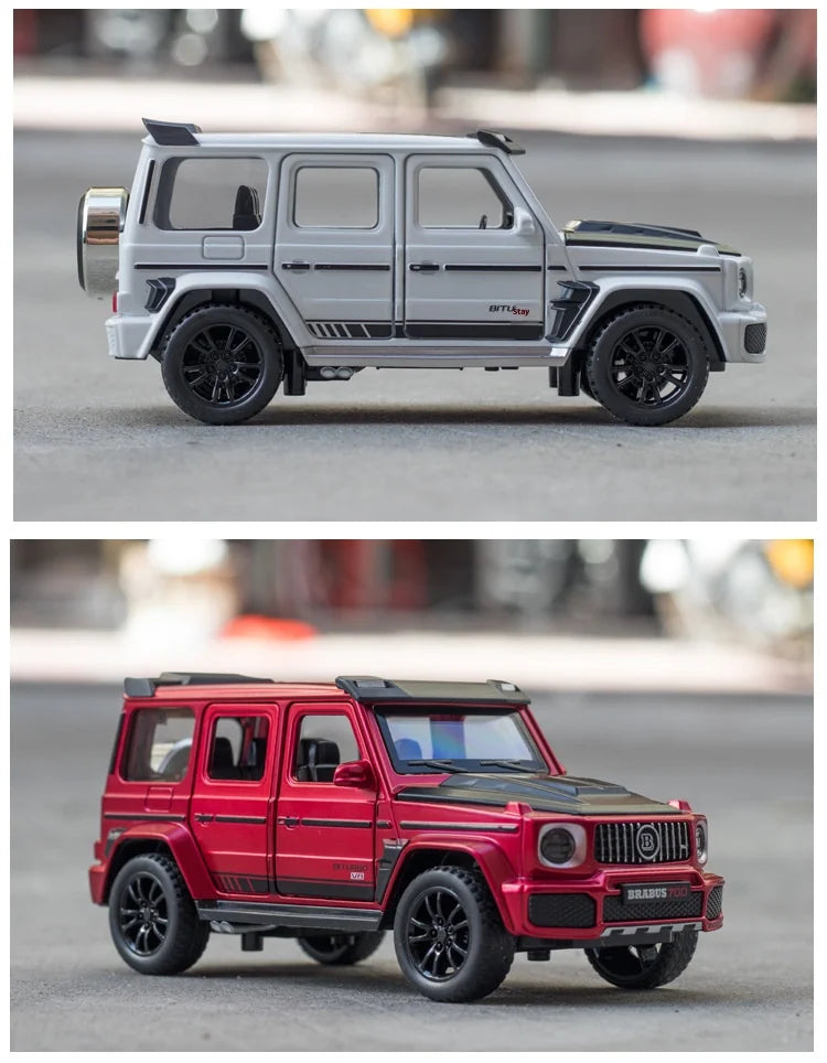 1/32 G700 Alloy Car Model Simulation Toy Diecast Vehicles Off-road SUV With Sound N Light Collectible Kids' Gift 1/32 G700 Alloy