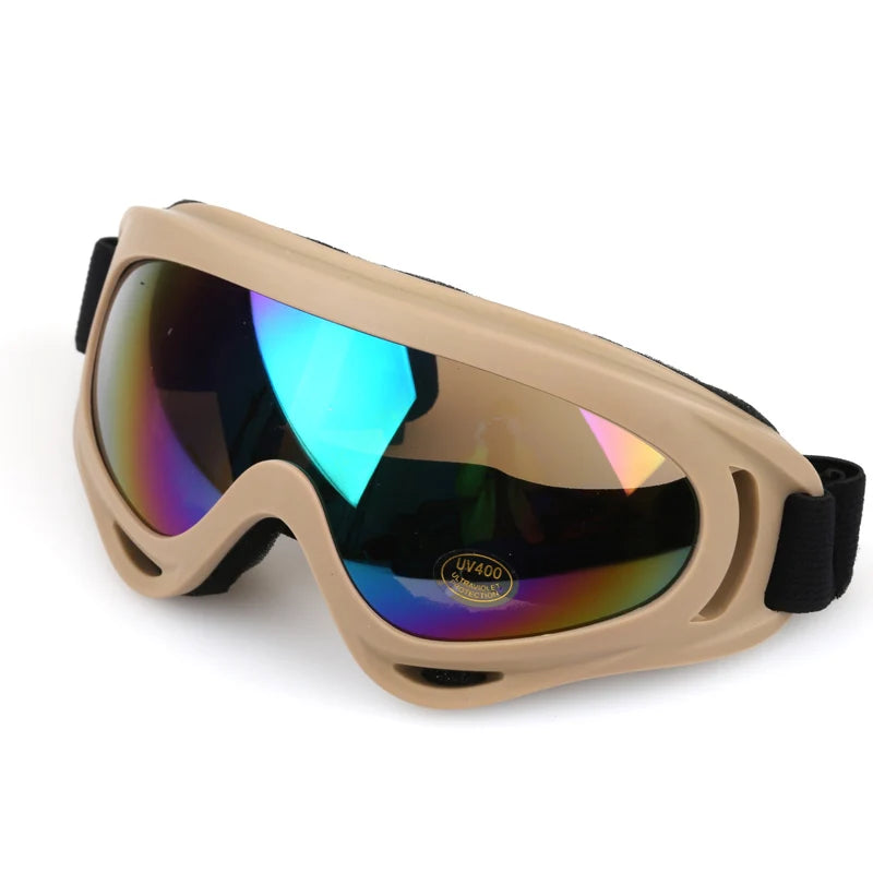 Colorful frame multi-color ski glasses X400 anti ultraviolet and windproof sports ski glasses snow goggles