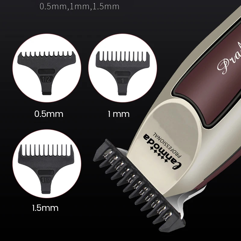 Bald Hair Clipper Professional Electric Barber Salon Detailer Trimmer for Man Rechargeable Cutter Machine Beard Shavers Razors