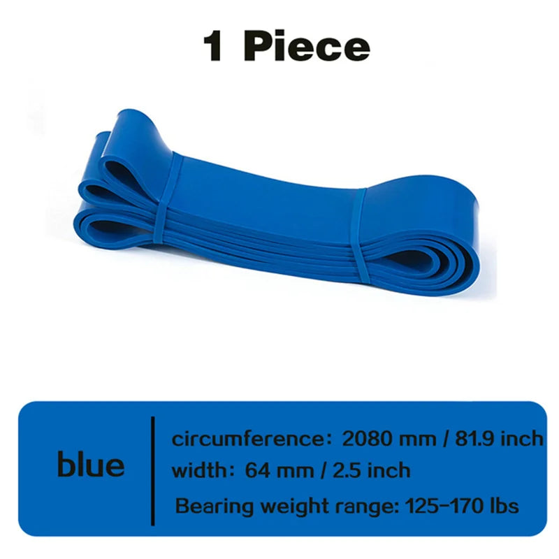 208cm Stretch Resistance Band Exercise Expander Elastic Fitness Bands Pull Up Assist Bands for Training Pilates Home Gym Workout