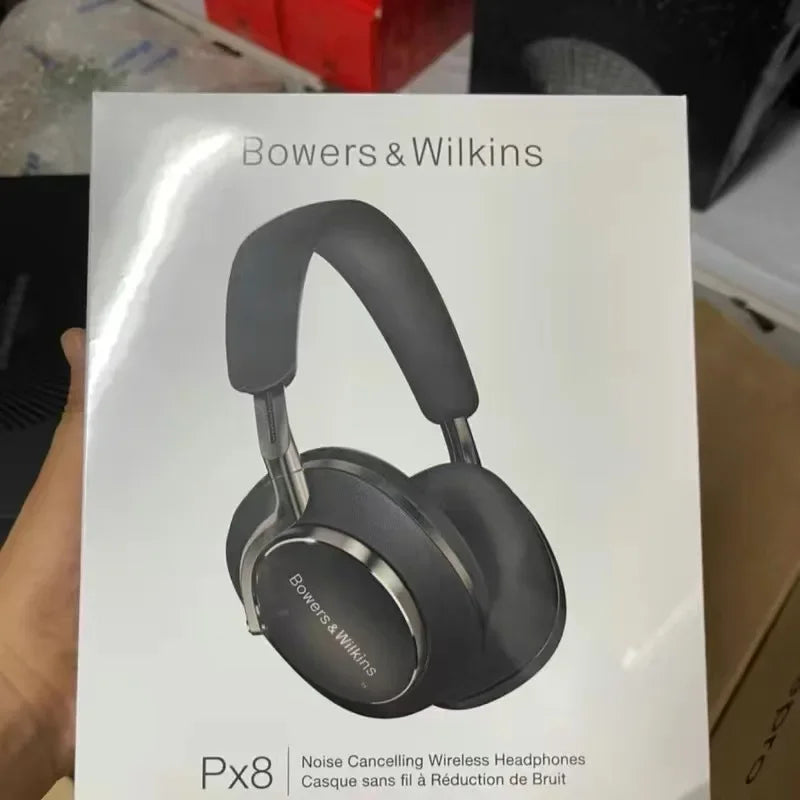 Bowers&Wilkins Px8 Wireless Bluetooth Earphones, Nappa in Headband Noise Cancellation Earphones, 007 Movie Commemorative