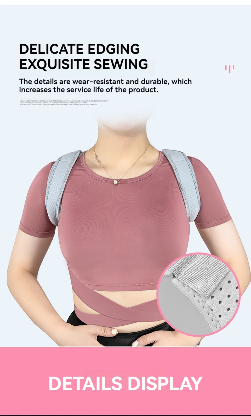 Anti-Hunchback Corrector For Improving Posture Reducing Hunchback Lightweight Back Support Back Sitting Correction Belt Unisex