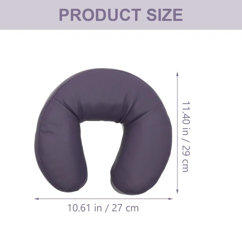 Beavorty Massage Pillow Face Cradle Headrest Replacement U-Shaped Pillow Memory Foam Beauty Bed Decorative Pillows