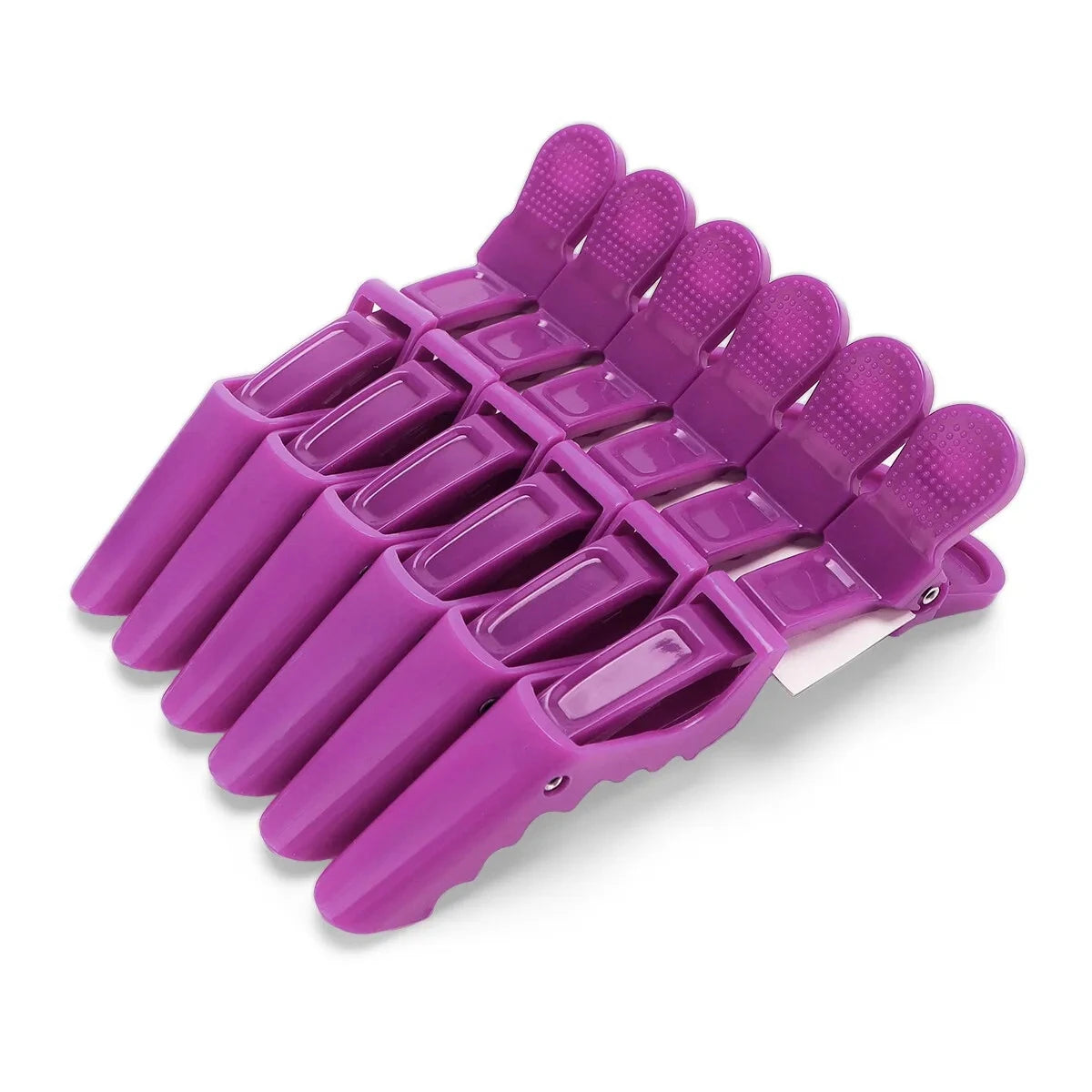 6PCS Alligator Hair Clip Hairdressing Clamps Plastic Hair Claw Professional Barber For Salon Styling Hairpins Hair Accessories