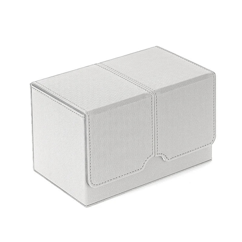 Card Case Card Box Magic TCG Mid Large Deck Case Solid Color Storage Box Top Side-Loading  Toy Game Collection Cards