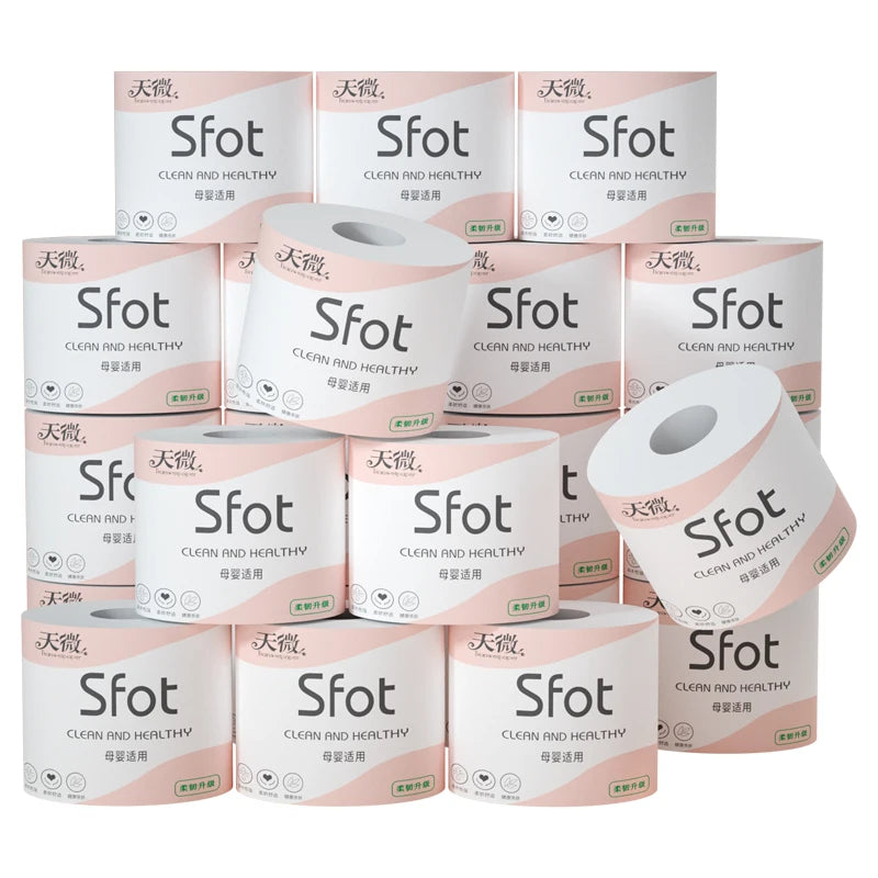 8 Rolls of Household Paper Towels on Behalf of the Roll Paper Five Layers of Thickened Core Roll Toilet Paper Toilet Paper