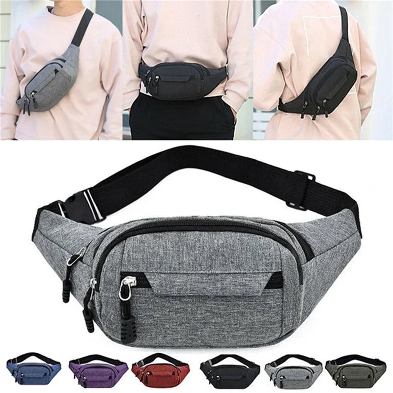 2024 Mobile Waist Bag for Men Women Multifunctional Large Capacity Belt Bag Anti Splash Wear-resistant Construction Site Pochete