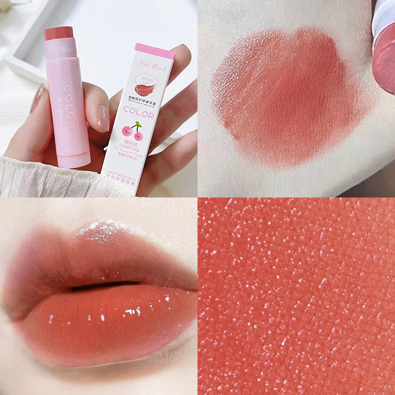 Colored moisturizing lip balm lipstick moisturizing, moisturizing, diluting lip lines, anti-drying lip balm