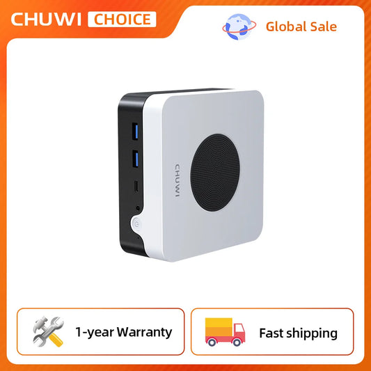 CHUWI LarkBox X Mini PC Intel N100 Game PC UHD Graphics for 12th Gen Intel Processors 12GB RAM 512GB SSD WiFi 6 Desktop Computer