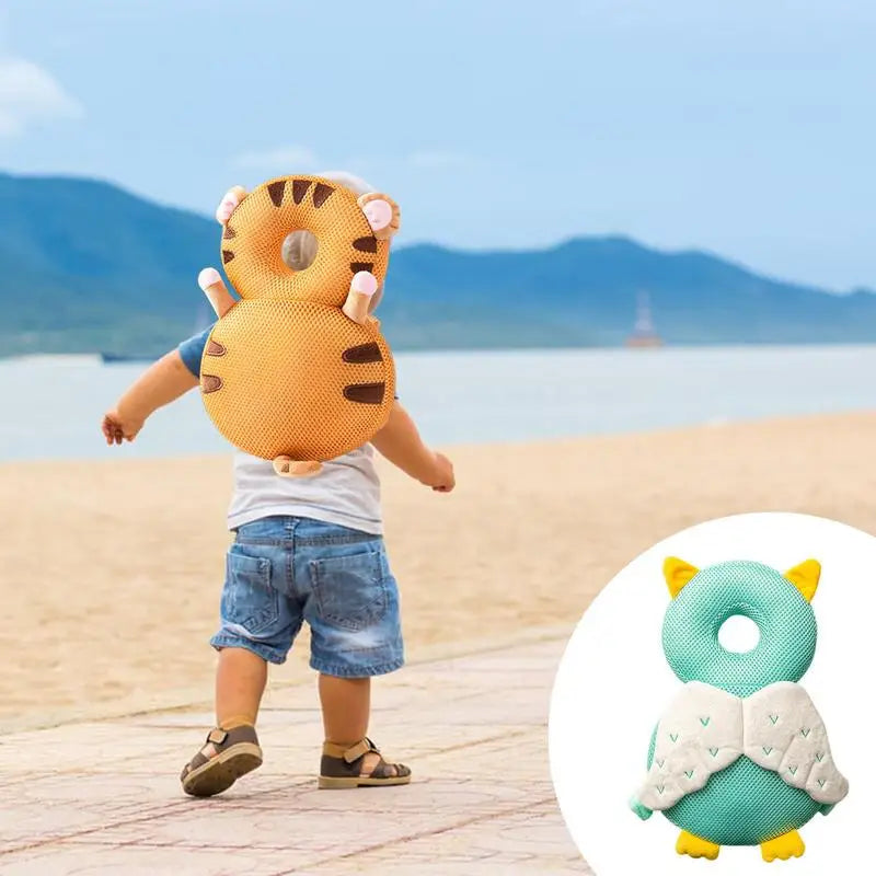 Baby Head Protector Safety Cushion Pad Backpack Prevent Injured Cartoon Security Breathable Anti-drop Pillow Fall Back Protector